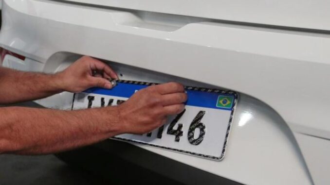 placa mercosul