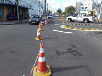 rotatória Avenida tiaraju