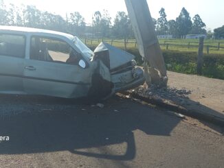 Grave acidente na Avenida Tiaraju