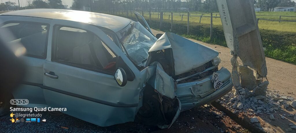 Grave acidente na Avenida Tiaraju