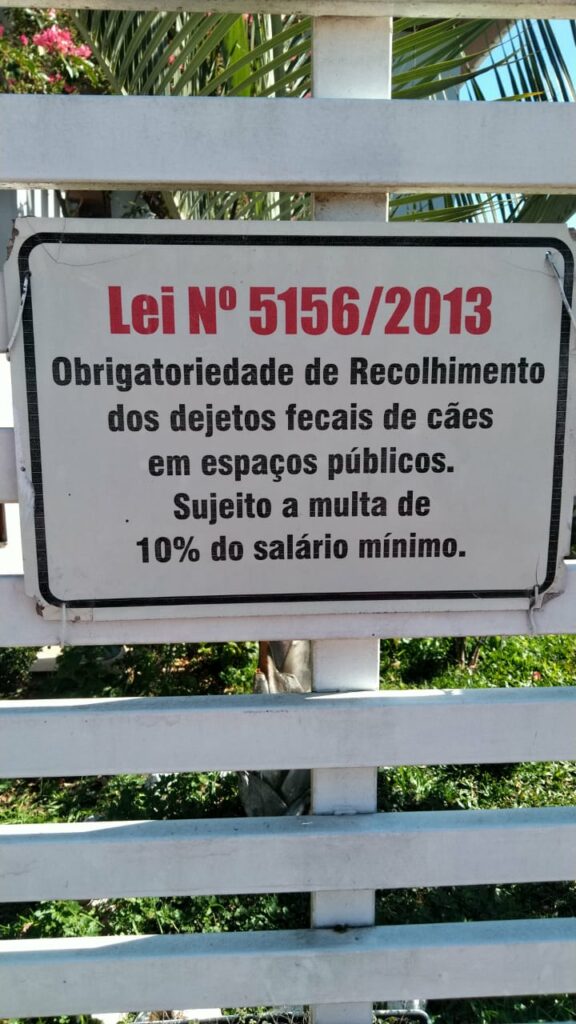 Lei sobre recolhimento de fezes de cães