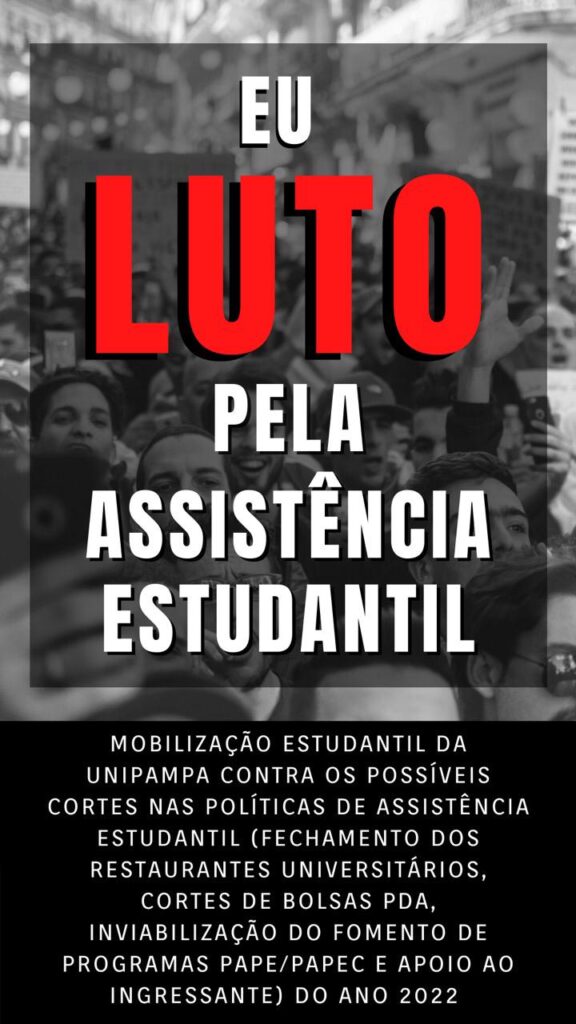 Mobilização dos estudantes da Unipampa