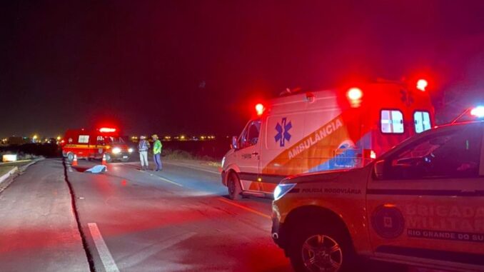 homem morre atropelado em Imbé