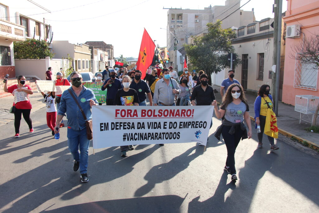 Protesto contra o Governo Bolsonaro - foto - Jéssica Antunes