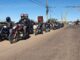 Santa Casa - homenagem aos profissionais - grupo de motociclistas