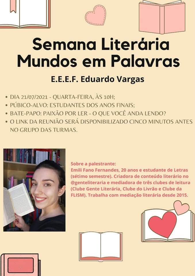 Escola Eduardo Vargas promoveu Semana Literária