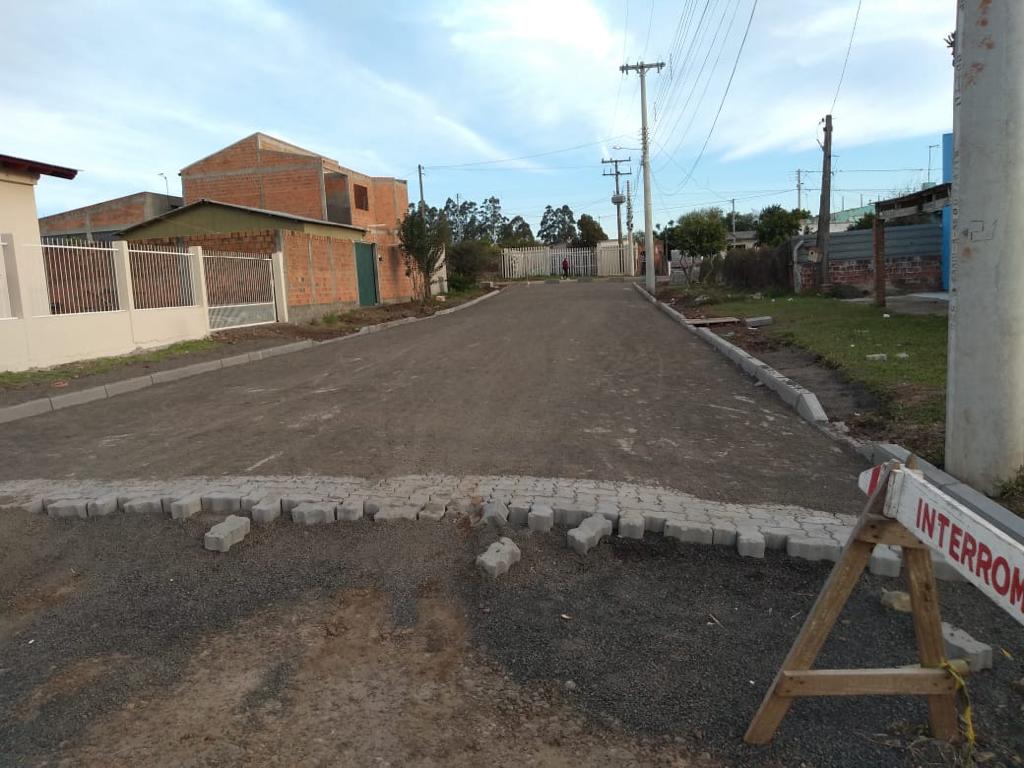 Pavimentação na Zona leste em Alegrete