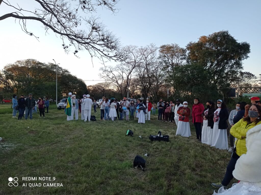 Inauguração da Imagem de Iemanjá no Parque Nehyta Ramos - Alegrete