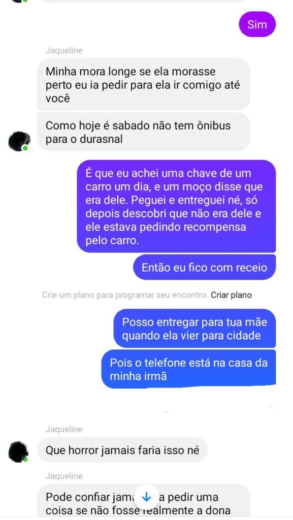 Injúria - celular perdido