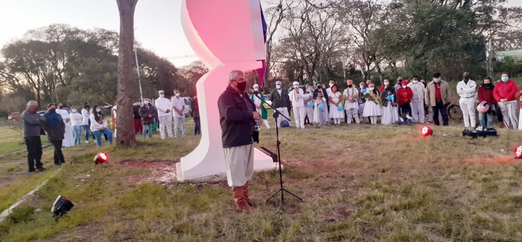 Inauguração da Imagem de Iemanjá no Parque Nehyta Ramos - Alegrete