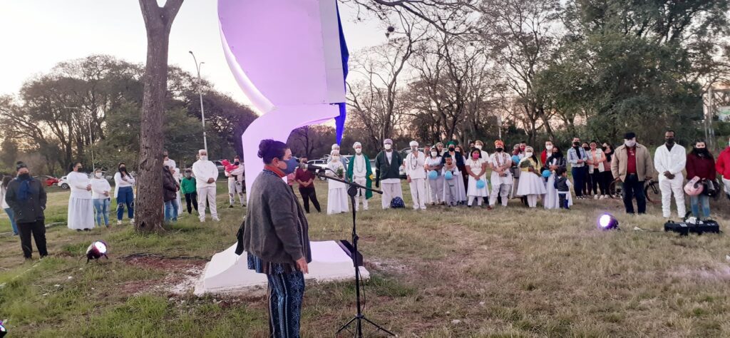 Inauguração da Imagem de Iemanjá no Parque Nehyta Ramos - Alegrete