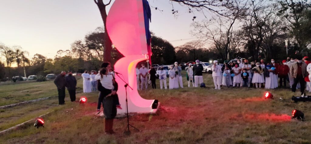 Inauguração da Imagem de Iemanjá no Parque Nehyta Ramos - Alegrete