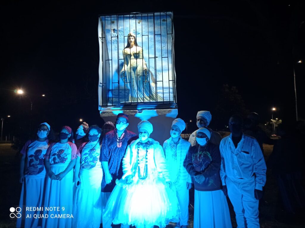 Inauguração da Imagem de Iemanjá no Parque Nehyta Ramos - Alegrete