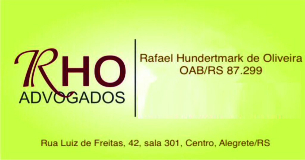 RAFAEL HUNDERTMARK ADVOGADO DESTAQUE 2021 OAB/RS 87.299