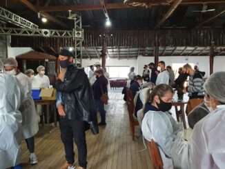 Vacinação no CTG Farroupilha de Alegrete