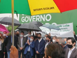 Visita Governador Eduardo Leite em Alegrete