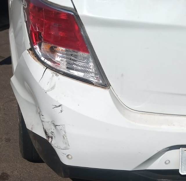 Acidente Zona Leste - moto e carro