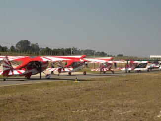 Aviões de várias partes do Brasil estiveram no evento