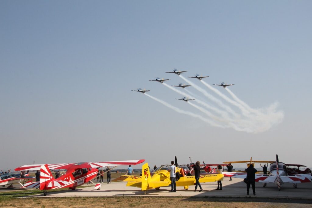 Competidores deram um show no Aeroparque