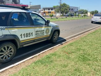 Idosa é atropelada na Avenida Tiaraju