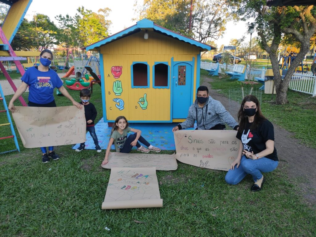 Interação na atividade inclusiva no município neste Setembro Azul