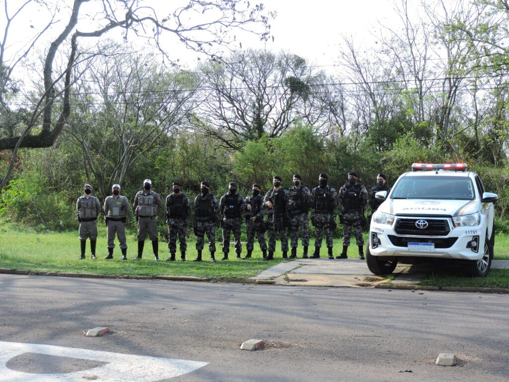 Brigada Militar de Alegrete - reforço de 6° Batalhão de Choque de Uruguaiana