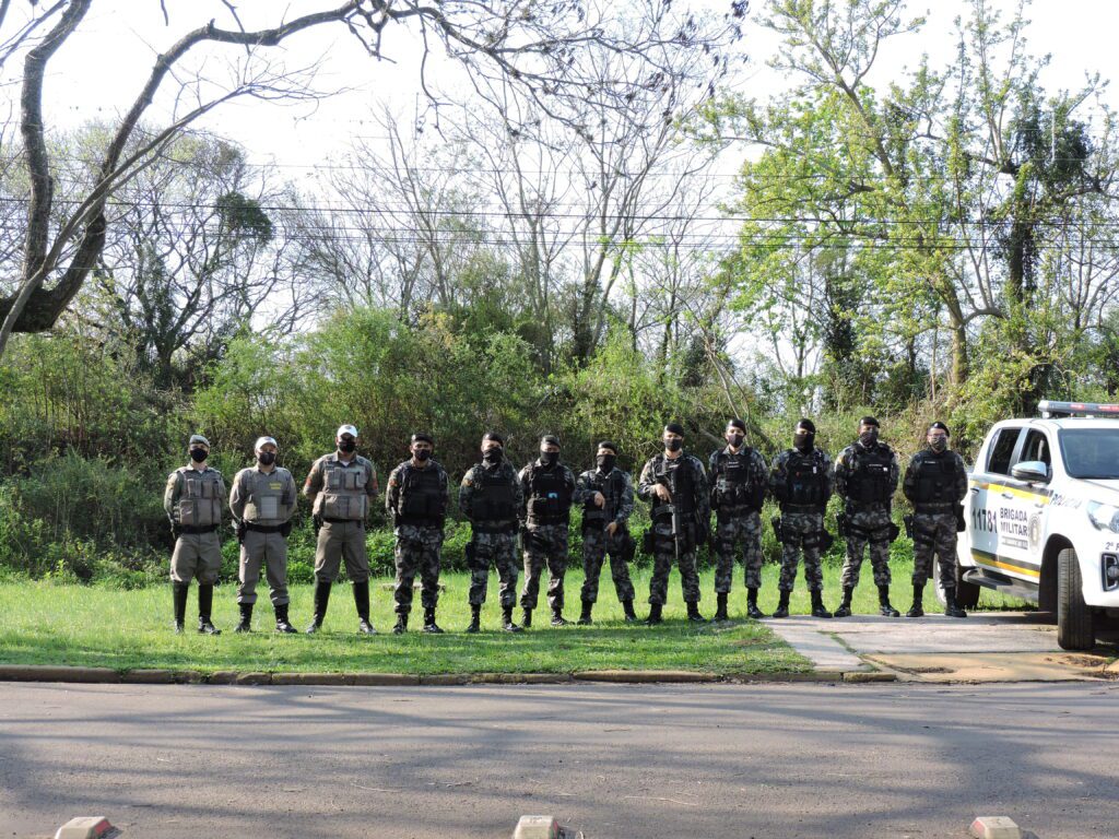 Brigada Militar de Alegrete - reforço de 6° Batalhão de Choque de Uruguaiana