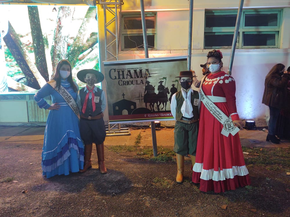 Geração da Chama crioula em Alegrete
