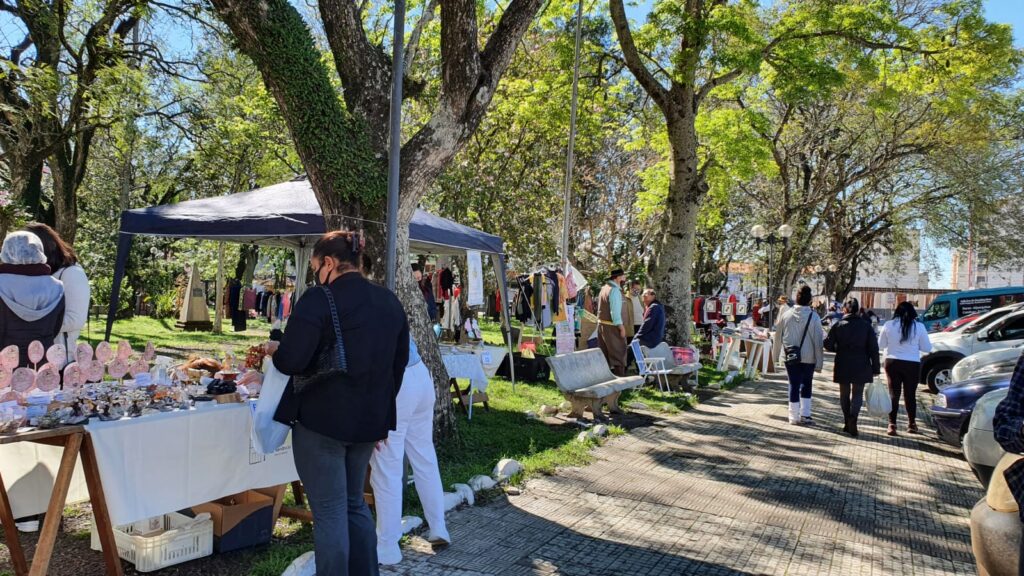 No sábado de sol, o Brick da Praça foi um bom programa
