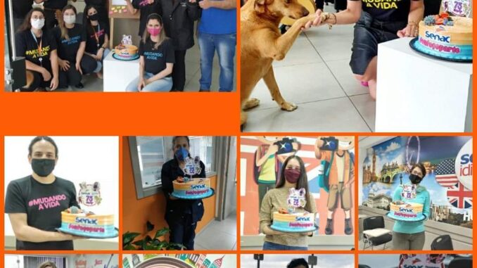 Sistema Fecomércio-RS comemora os 75 anos de atuação do Sesc e do Senac. Sistema Fecomércio-RS comemora os 75 anos de atuação do Sesc e do Senac.