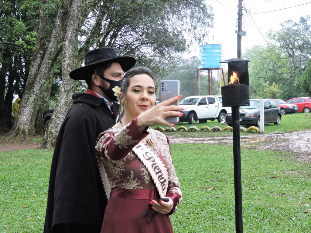 Festejos Farroupilhas - Chegada da Chama