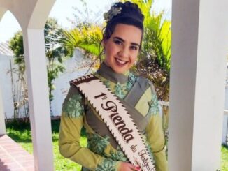 Milena, foi Prenda dos Festejos, mirim, juvenil e adulta