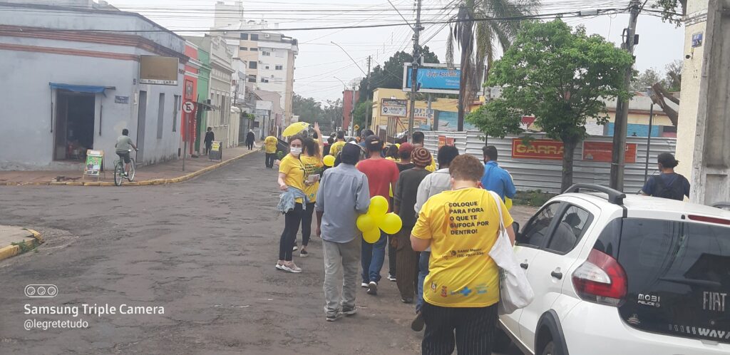 Caminhada do final do Setembro Amarelo