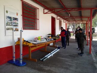Visita aos projetos no 6º RCB