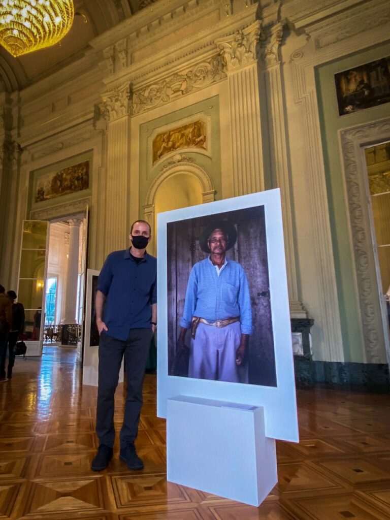 Mariot na exposição Gaúchos