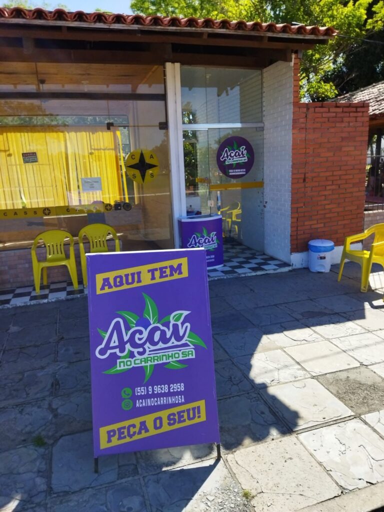 Açaí no Carrinho SA comemora seu primeiro aniversário e lança a venda de franquias