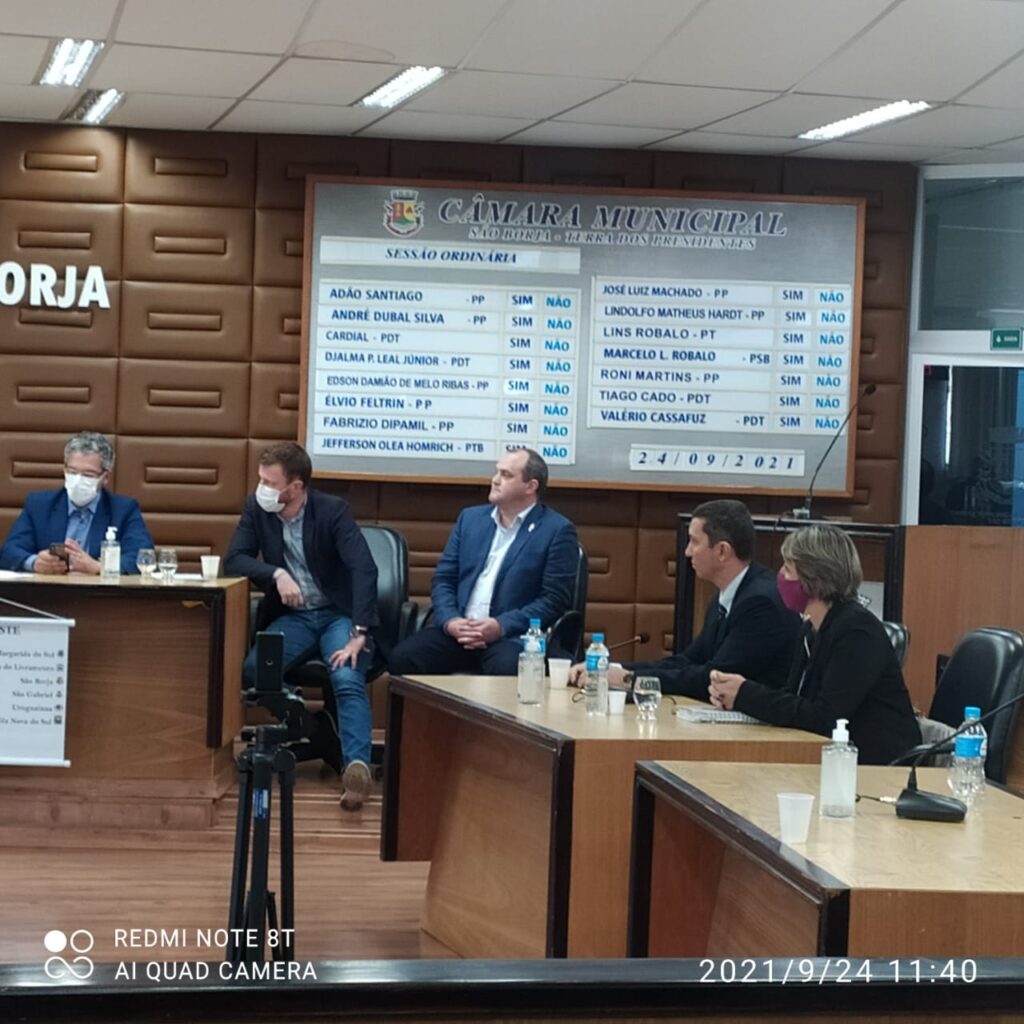 Vereador Fan participou da reunião da ULFRO em São Borja