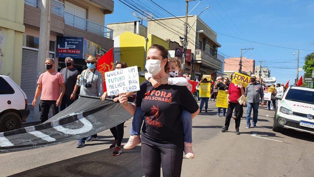 Ato Fora Bolsonaro em Alegrete