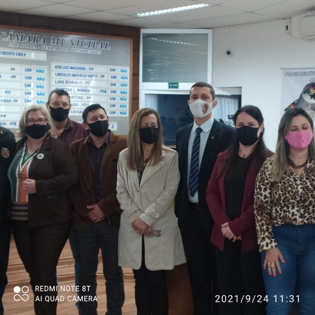 Vereador Fan participou da reunião da ULFRO em São Borja