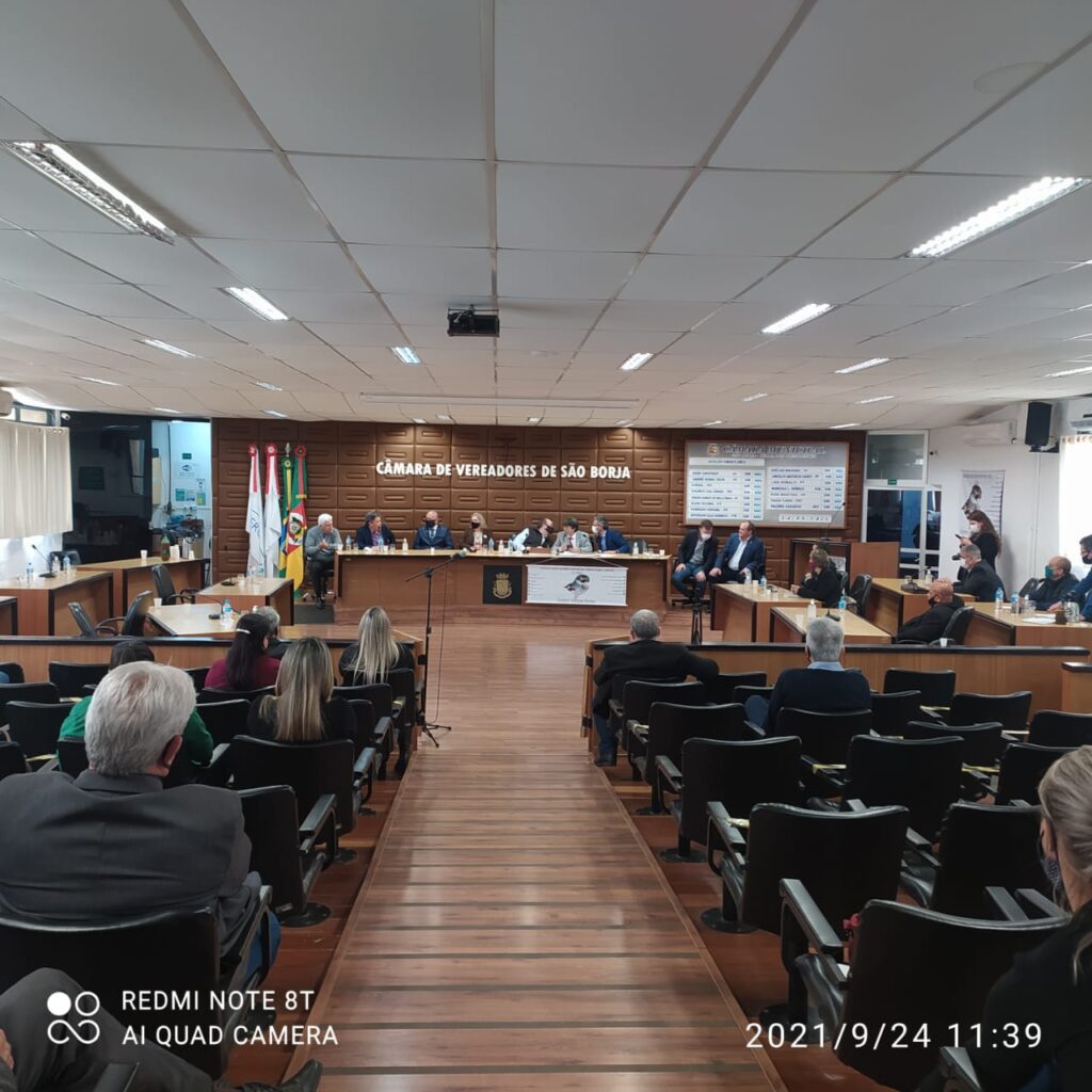 Vereador Fan participou da reunião da ULFRO em São Borja