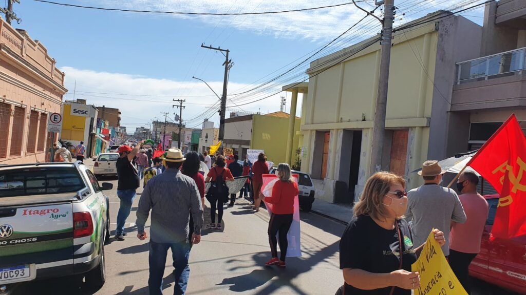 Ato Fora Bolsonaro em Alegrete