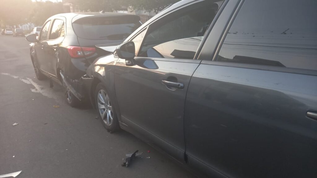 Acidente envolve carro da Guarda Municipal em carambola