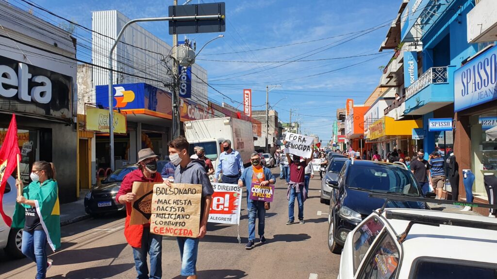 Ato Fora Bolsonaro em Alegrete