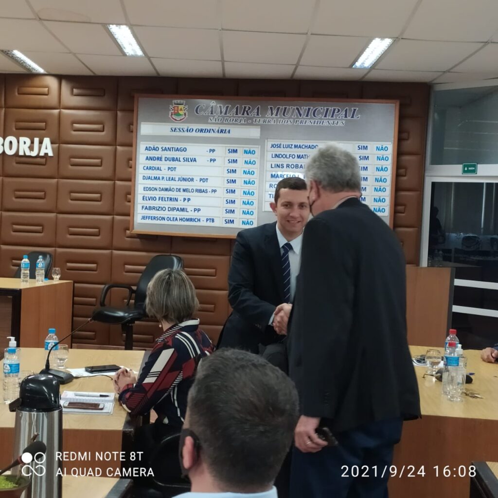 Vereador Fan participou da reunião da ULFRO em São Borja