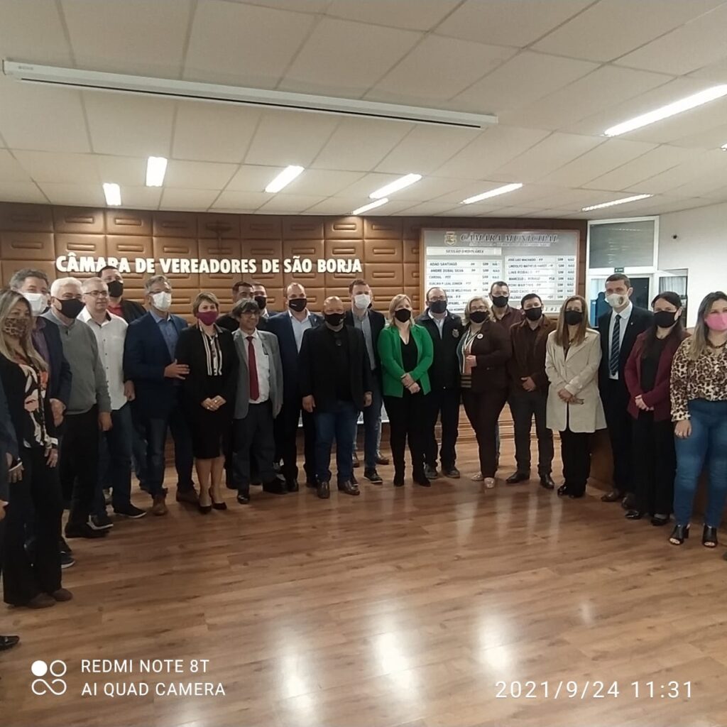 Vereador Fan participou da reunião da ULFRO em São Borja