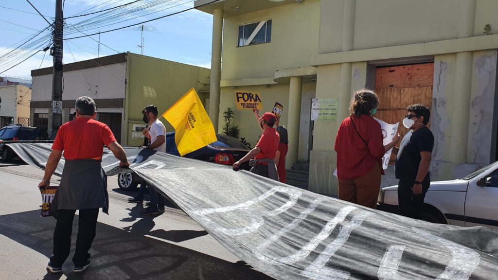 Ato Fora Bolsonaro em Alegrete