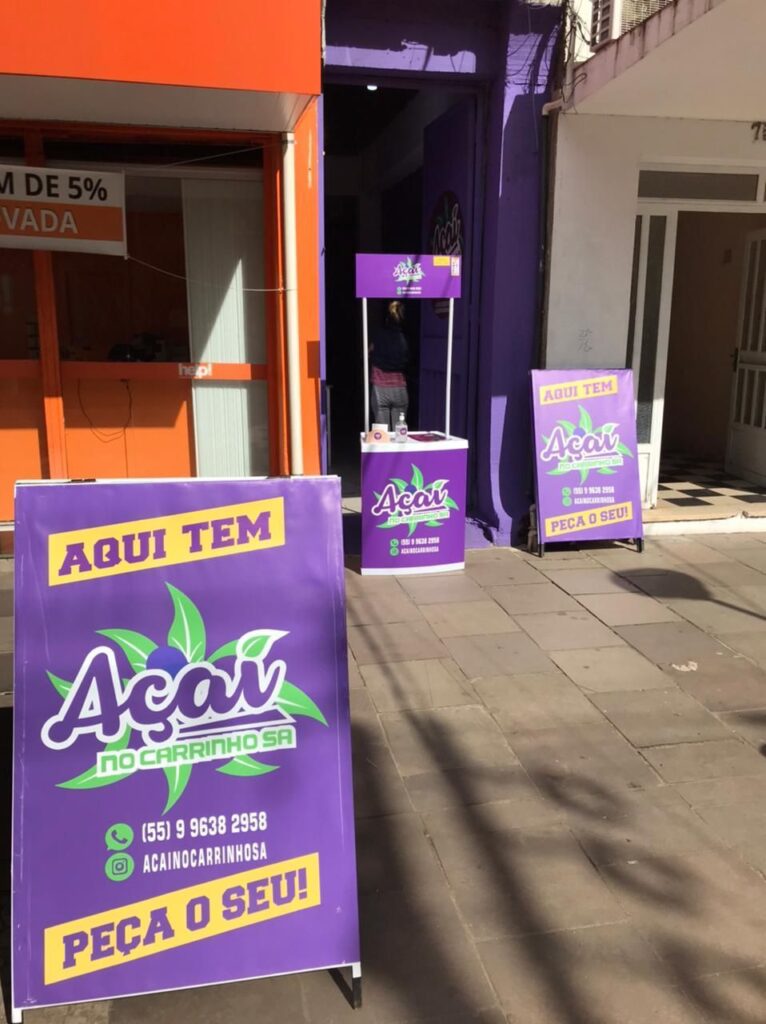 Açaí no Carrinho SA comemora seu primeiro aniversário e lança a venda de franquias