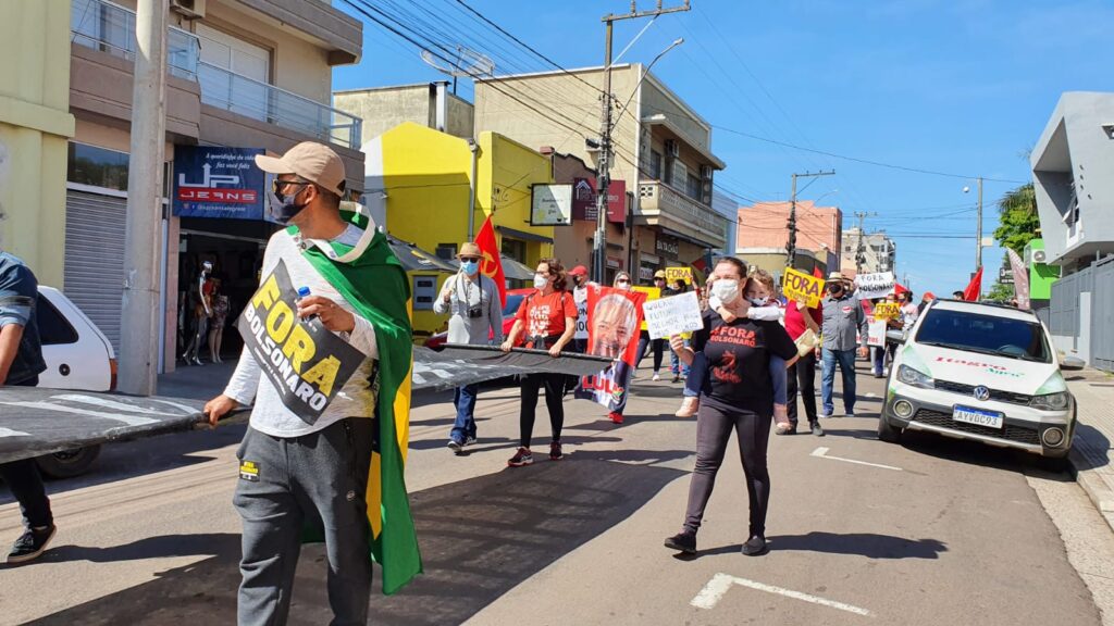 Ato Fora Bolsonaro em Alegrete