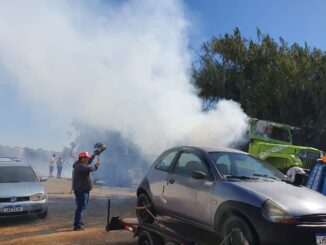 Lágrimas, motos e o carro: despedida de Alekis causa comoção em Alegrete
