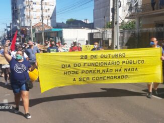 Servidores contra PL 002